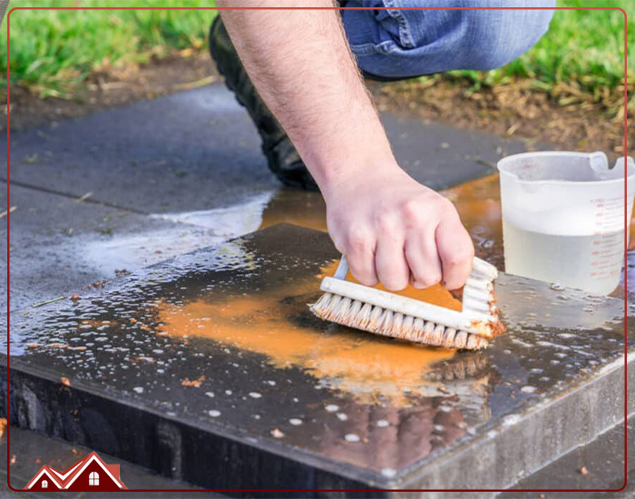 نحوه حذف لکه از روی سنگ