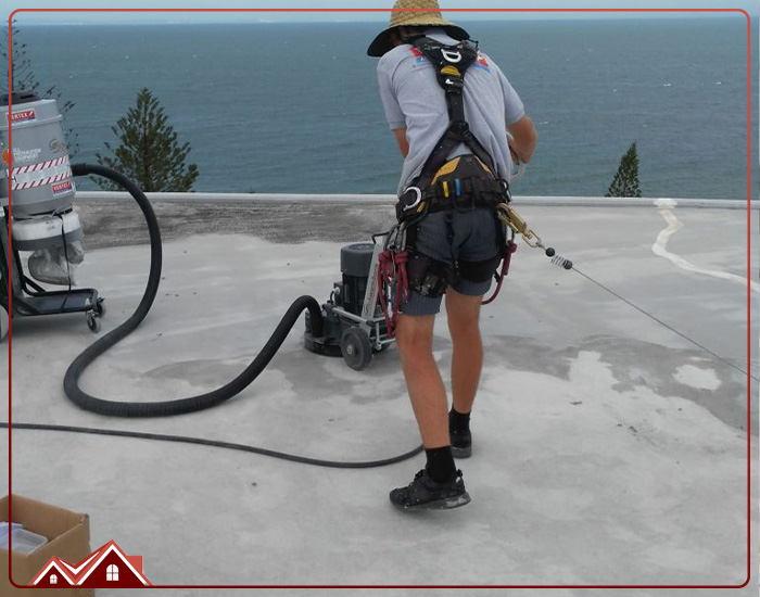 نحوه انجام کفسابی پشت بام