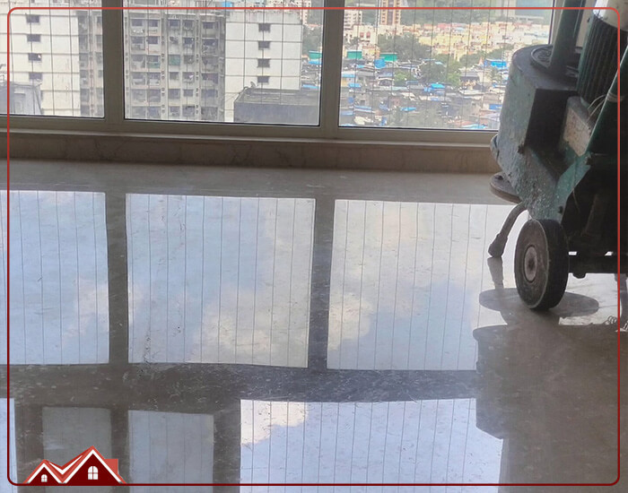 نحوه اجرای کفسابی آینه ای