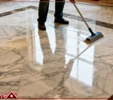 نگهداری از سنگ کف بعد از کفسابی