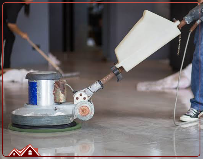 پاک کردن لکه جوهرنمک از سنگ با کفسابی